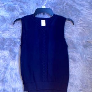 blue color vest kids size m.